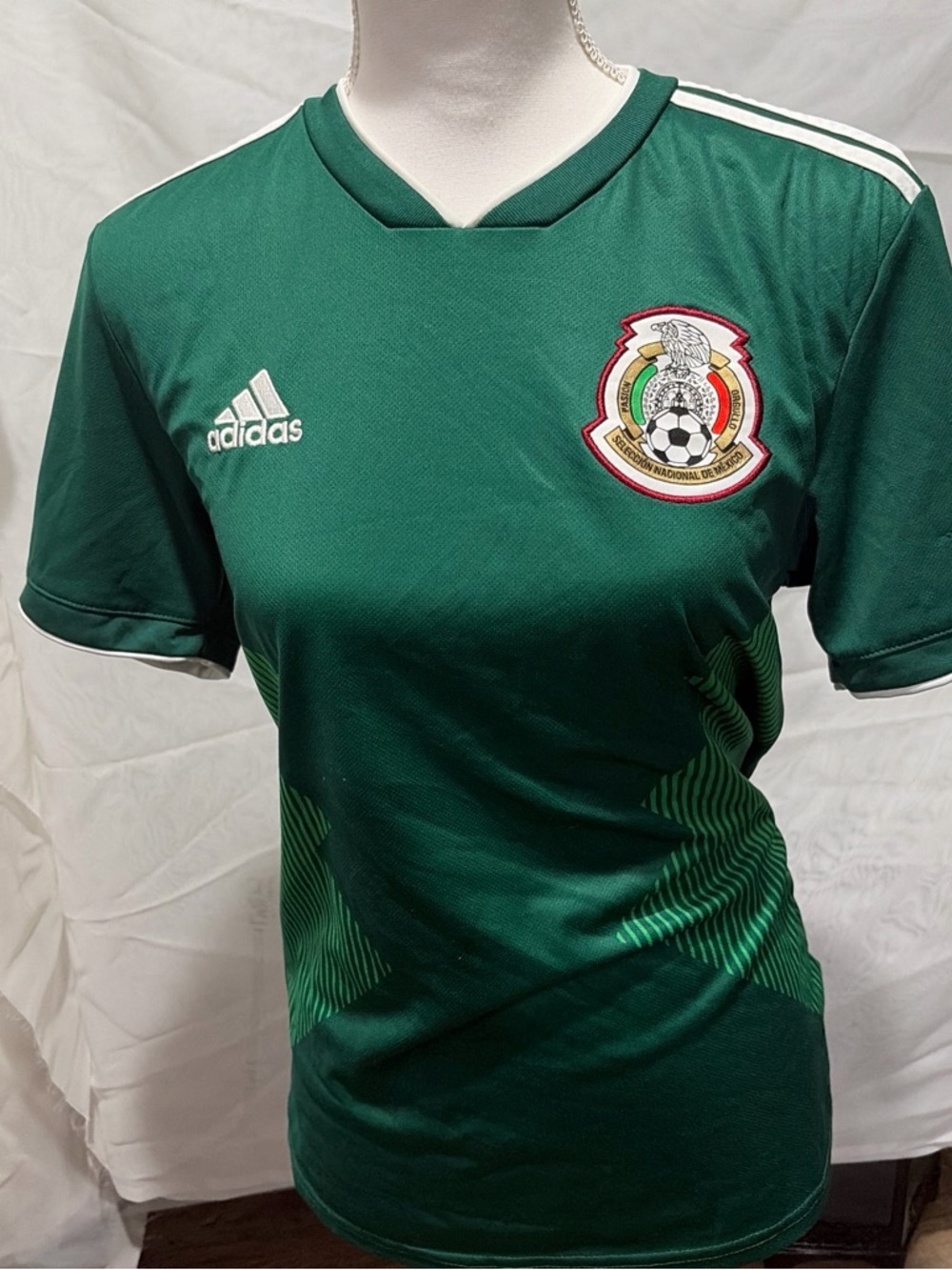 adidas Green Mexico National Team Crest Jersey Patch